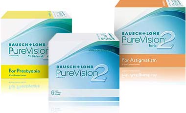 Pure Vision 2 contact lenses
